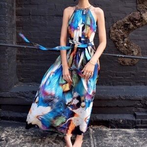 Anthropologie Ranna Gill Medium Tropicalia maxi dress.